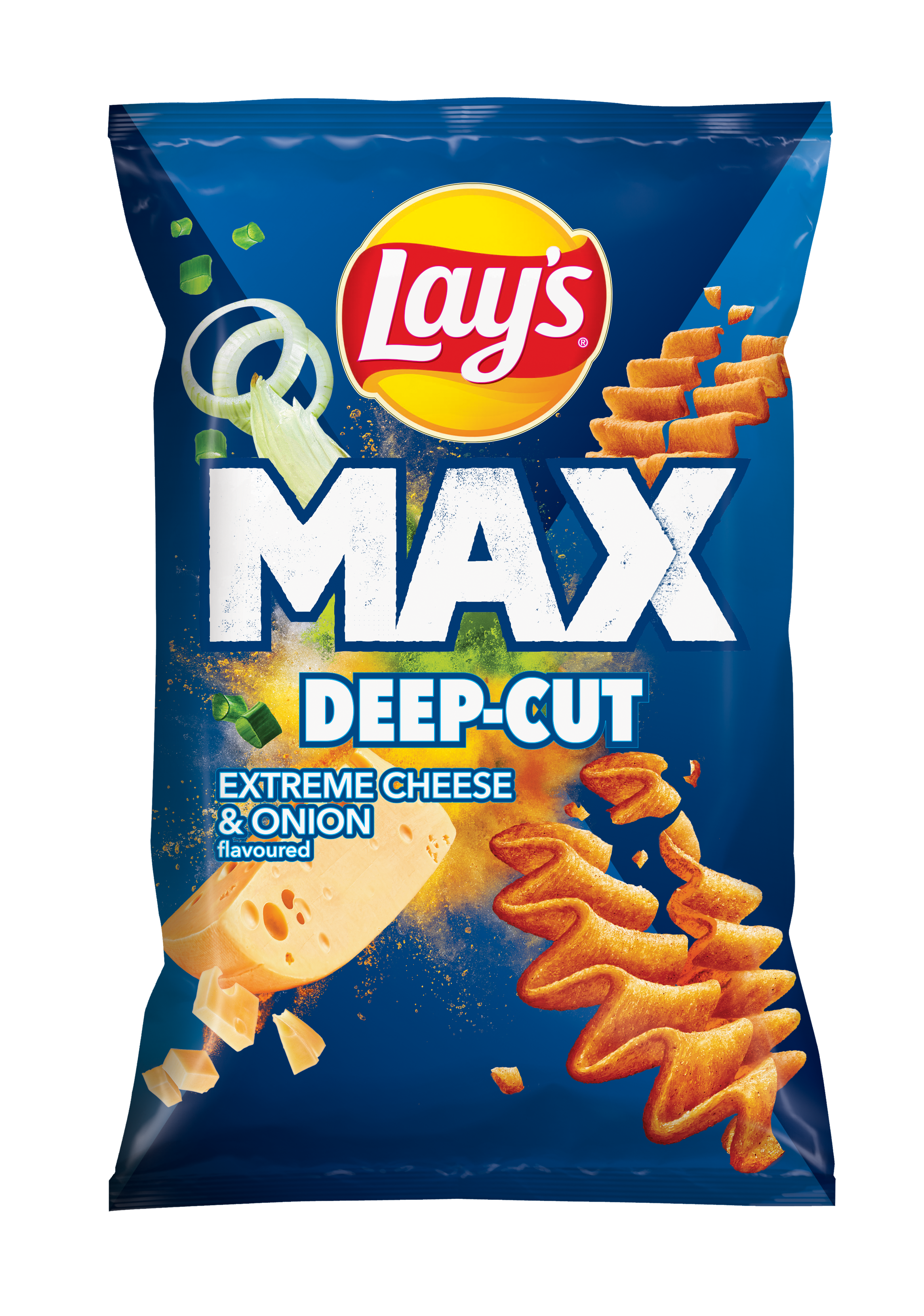 Lays MAX Deep Cut_Cheese and Onion_55g_3D_0
