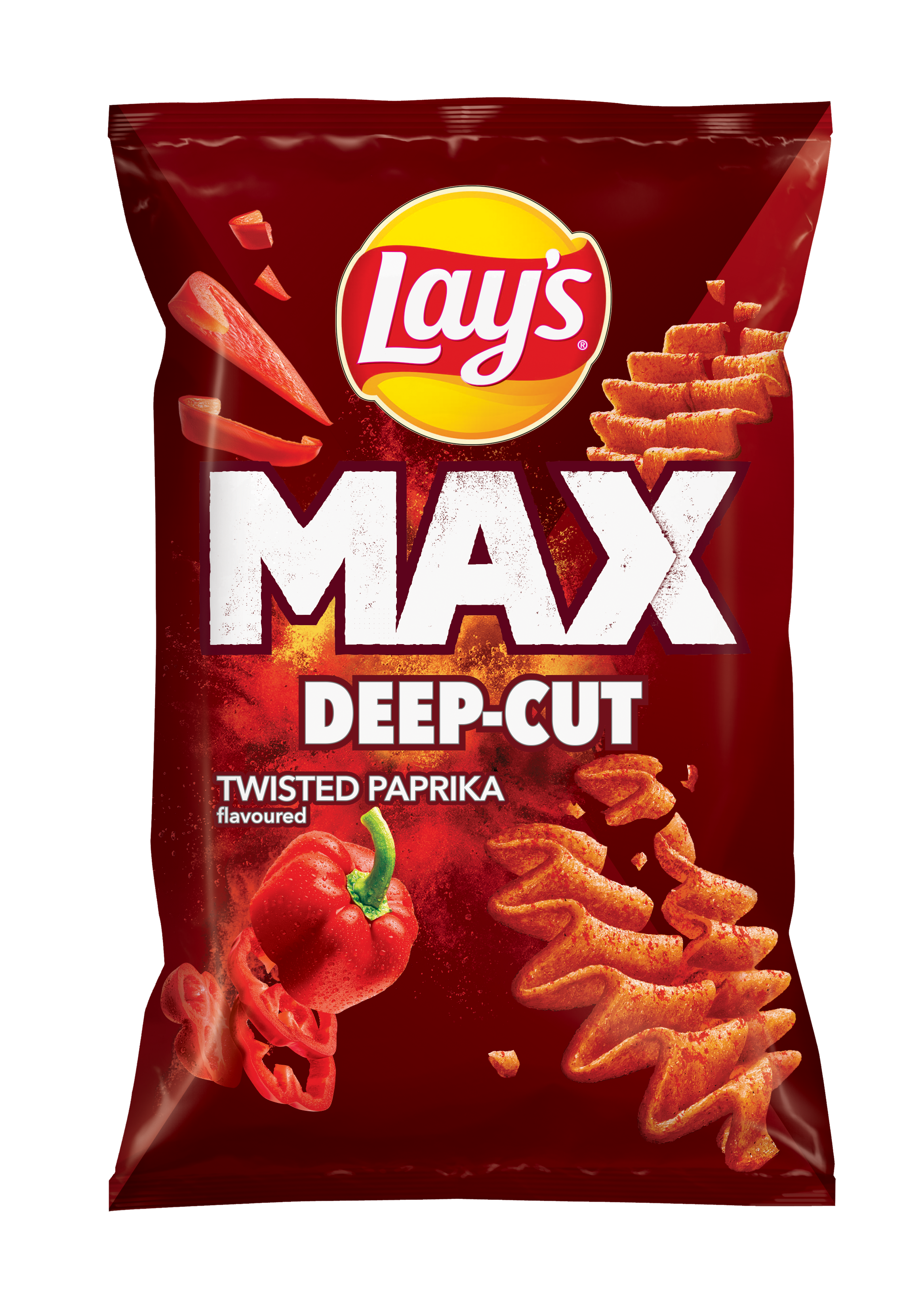 Lays MAX Deep Cut_Twisted Paprika_55g_3D
